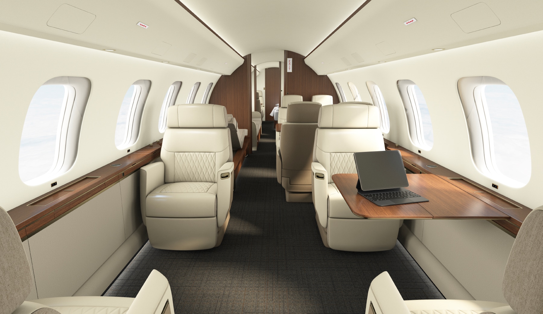 機内全体 通常時（Global 8000）